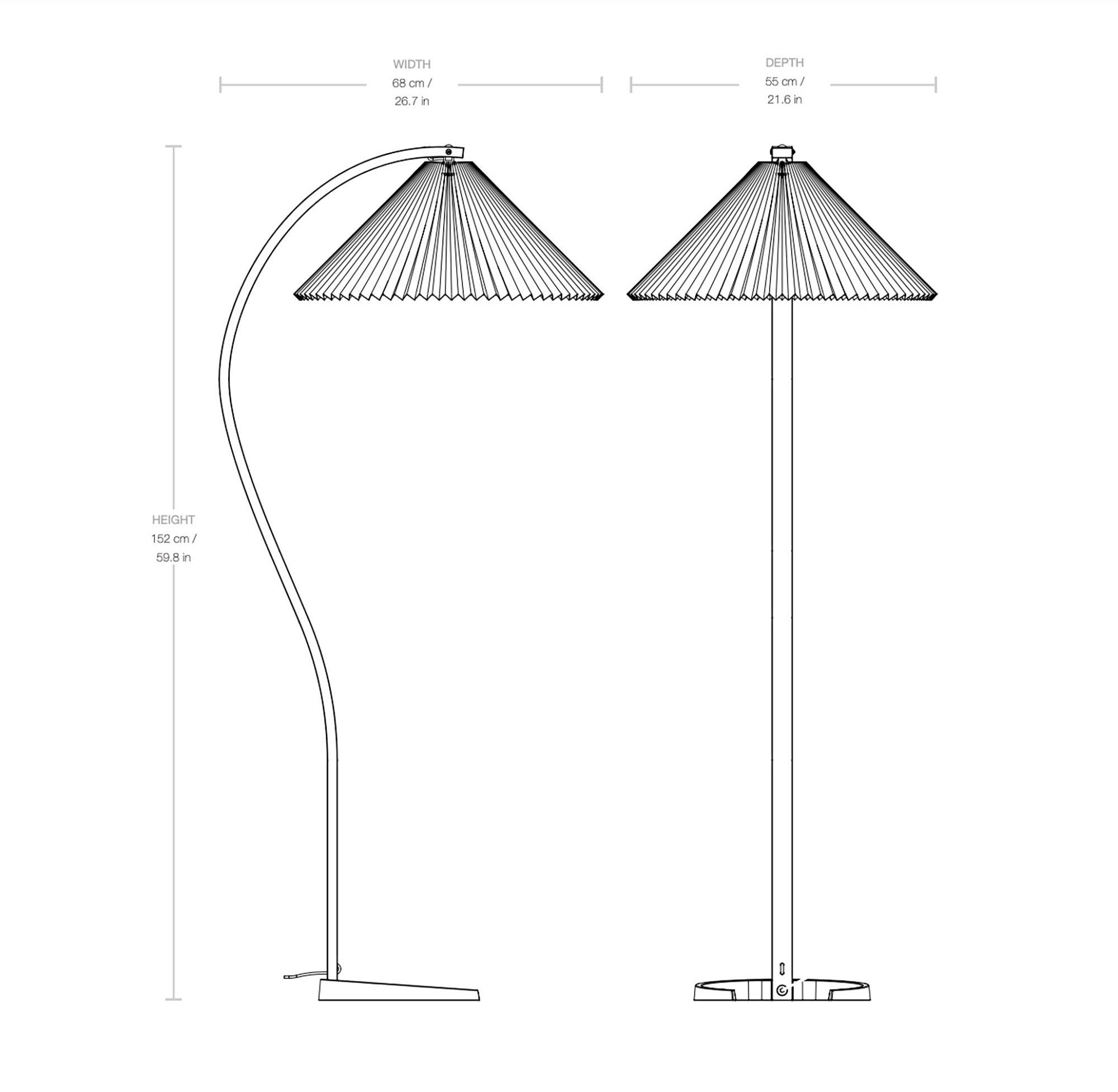 Stehlampe „ Timberline“ für GUBI im Angebot 13