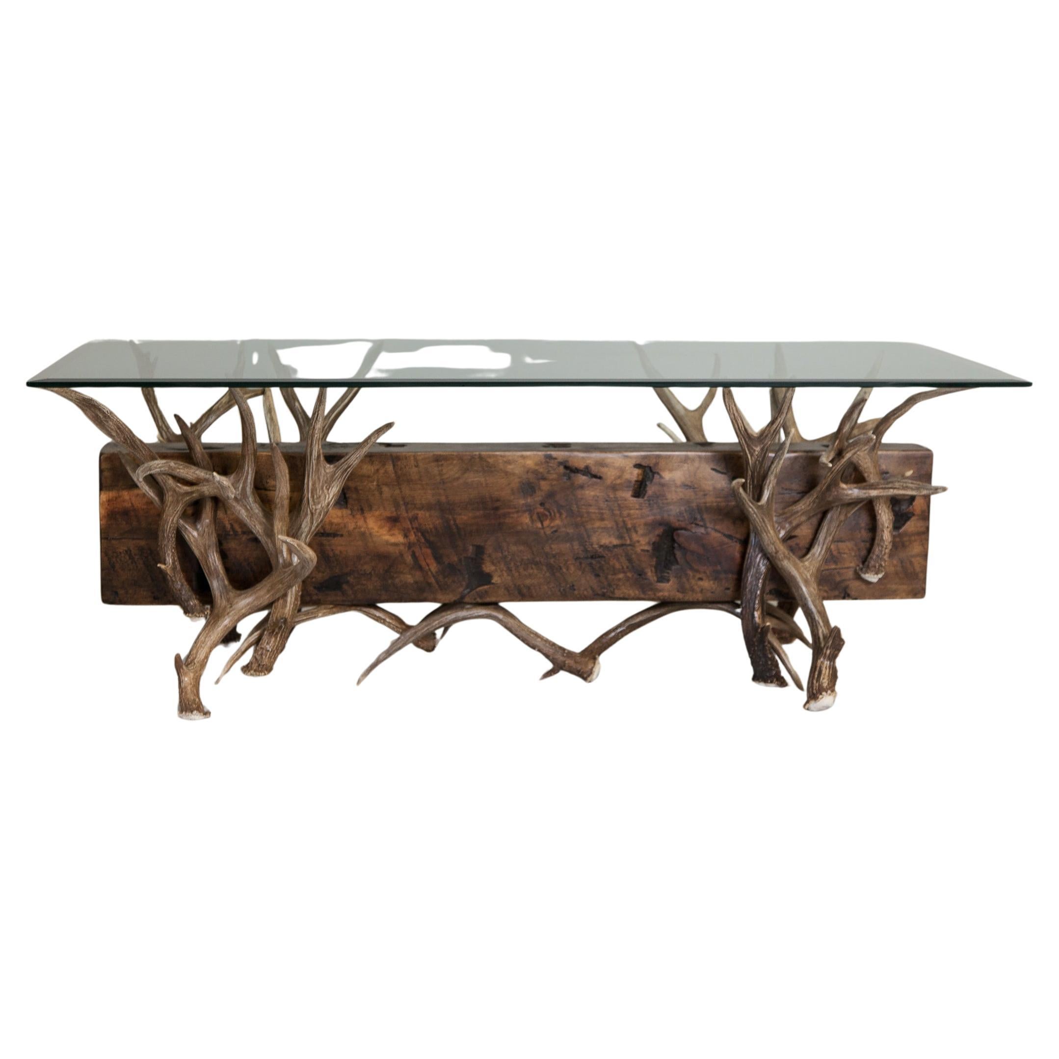 Timberline Mule Deer Antler Coffee Table by The Peak Antler