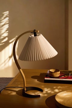 Timberline Table Lamp in Oak and Birch by Mads Caprani for GUBI