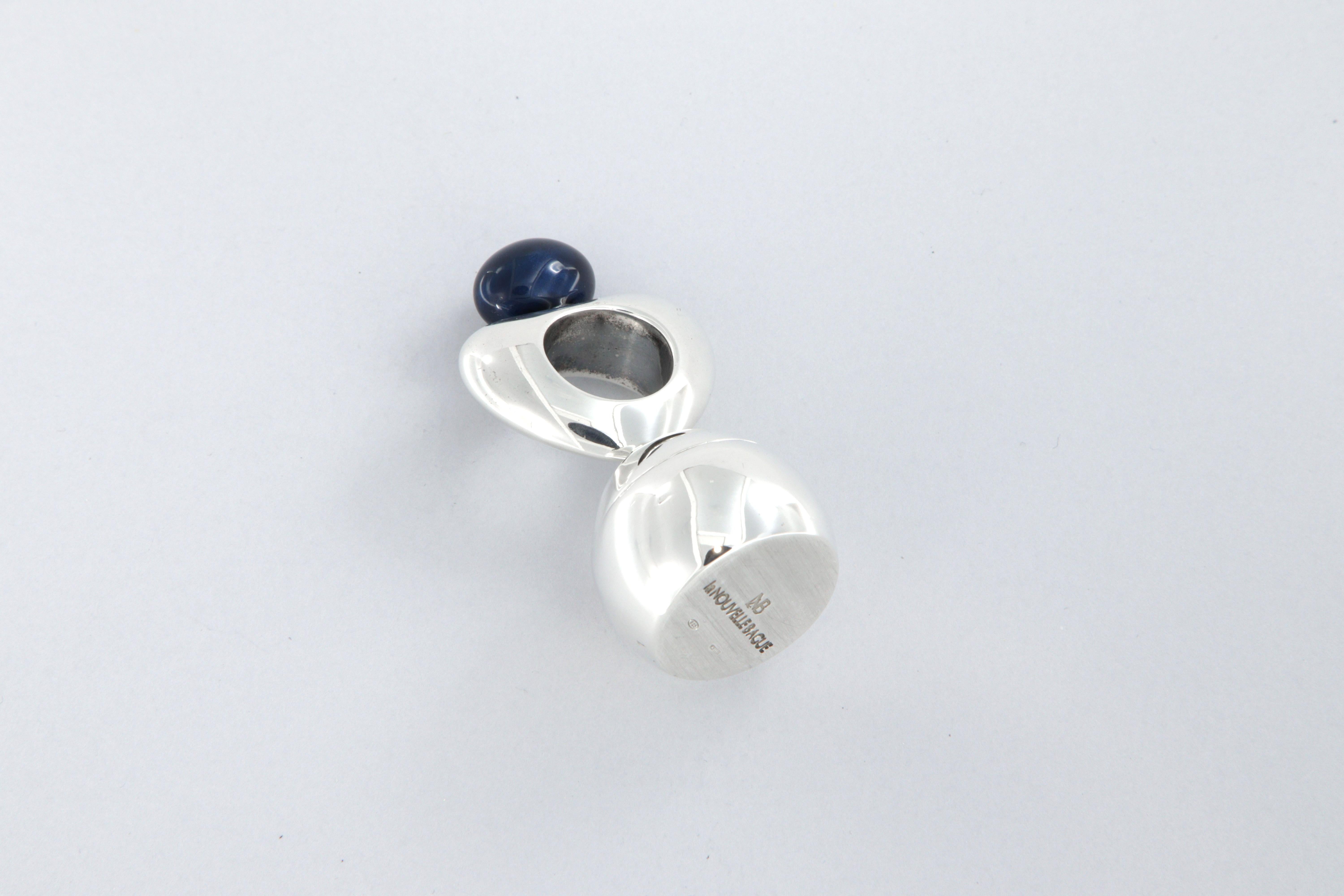 Timbro da scrivania La Nouvelle Bague in argento e smalto In condizioni Nuovo in vendita a Perugia, IT
