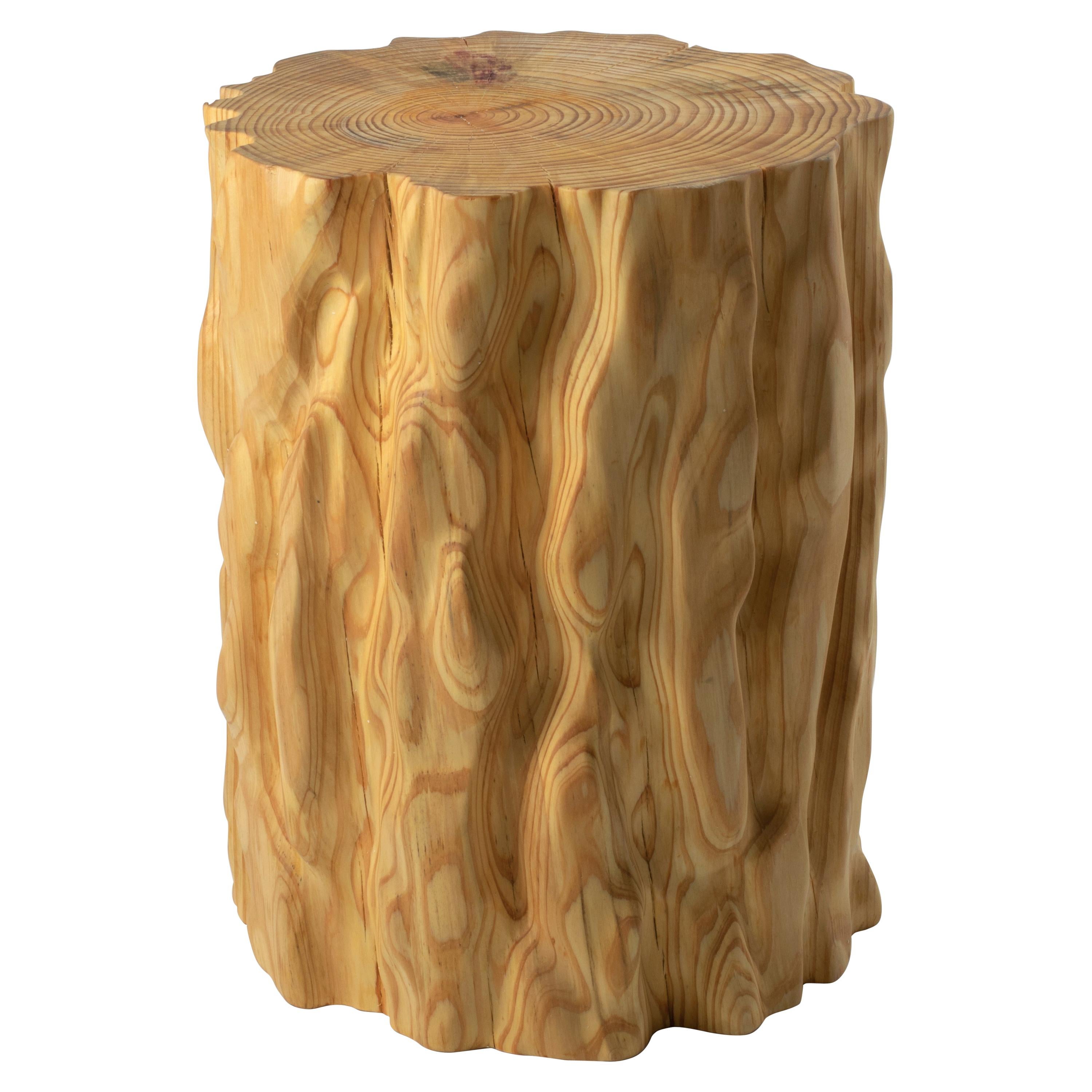 Bark Scale Stool #I by Timbur, Represented by Tuleste Factory For Sale