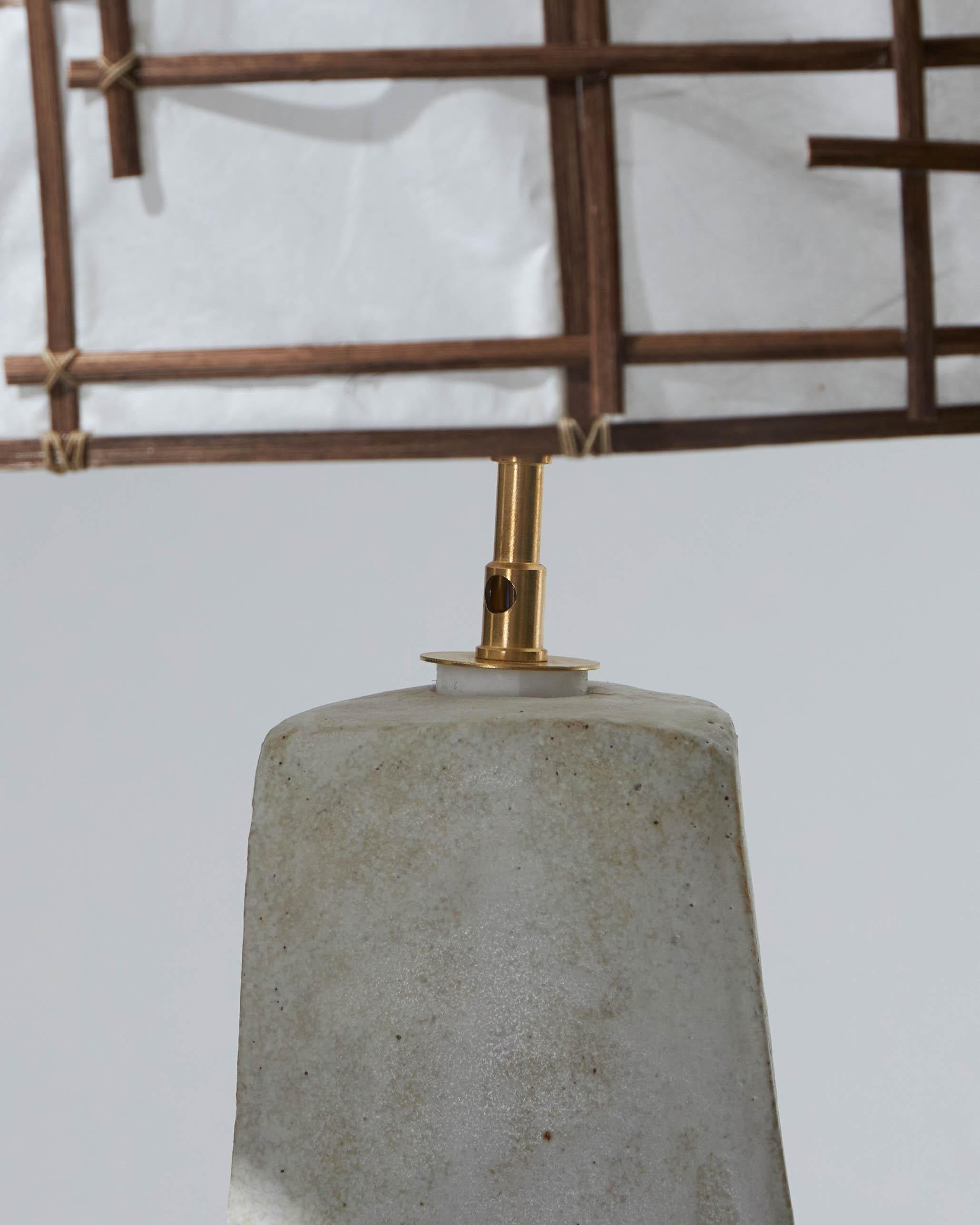 Lampada da terra Timchent in gres in vendita 7