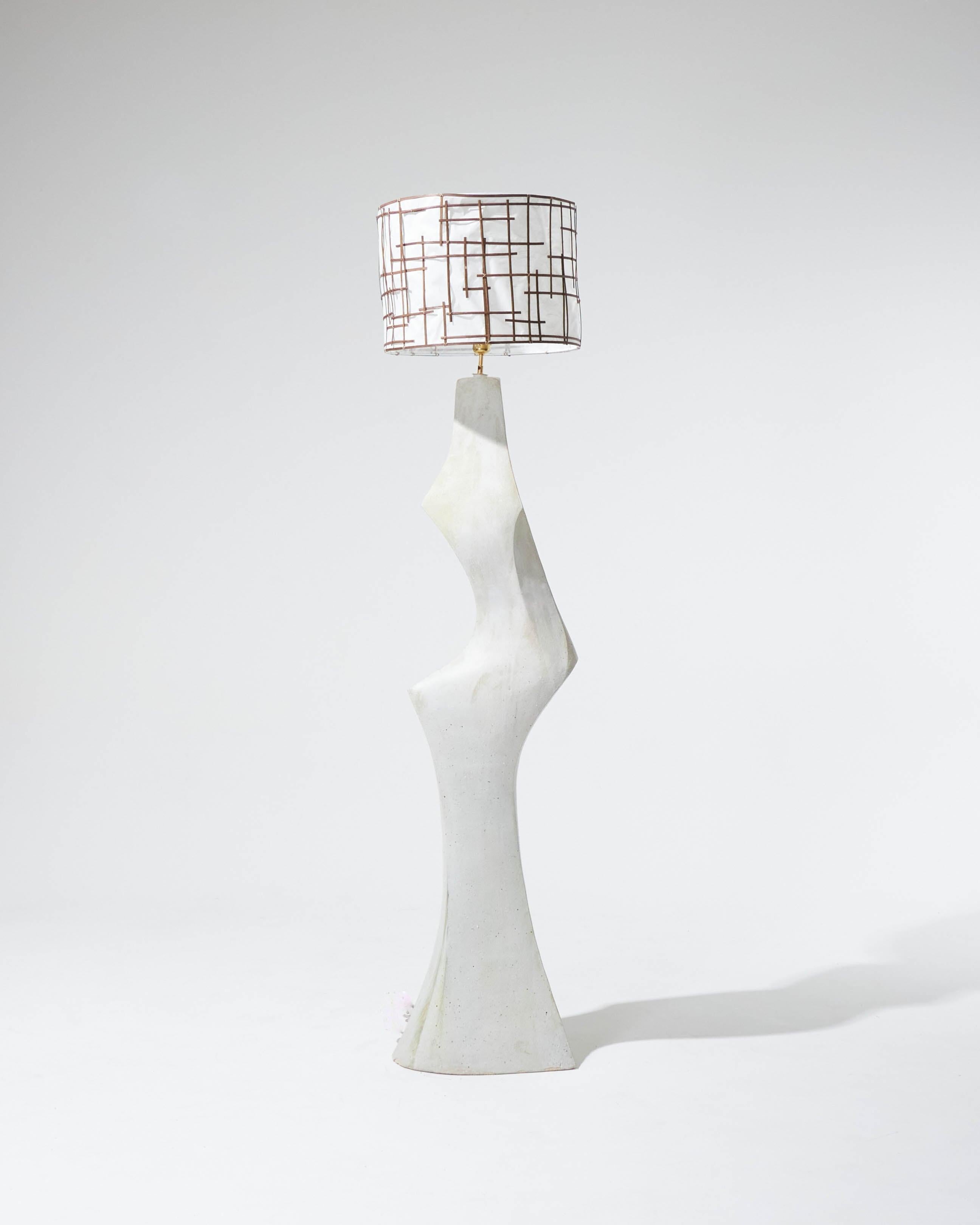 Lampada da terra Timchent in gres in vendita 4