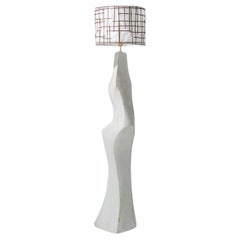 Lampada da terra Timchent in gres