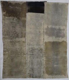 TIME (8) – Plant-Dyed Botanical Art on Cotton Canvas with Iron Sulphate