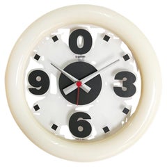 Used Time-Clock clock design by STG Studio for Guzzini, 1980s