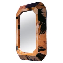 Time Further Mirror in Yellow Horn by Andrea Vargas Dieppa