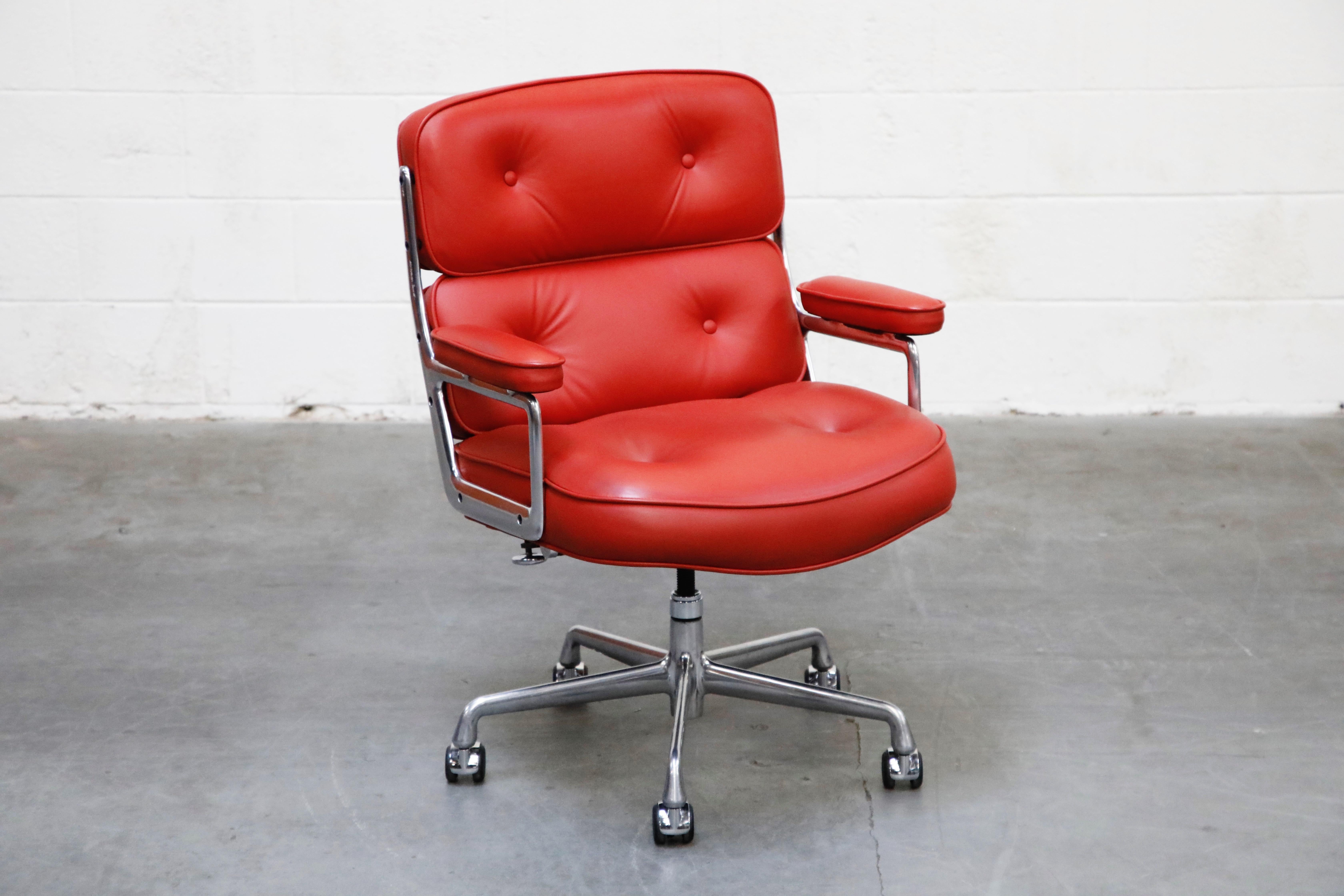 Modern 'Time Life' Executive Chairs by Charles Eames for Herman Miller, 2011, Signed