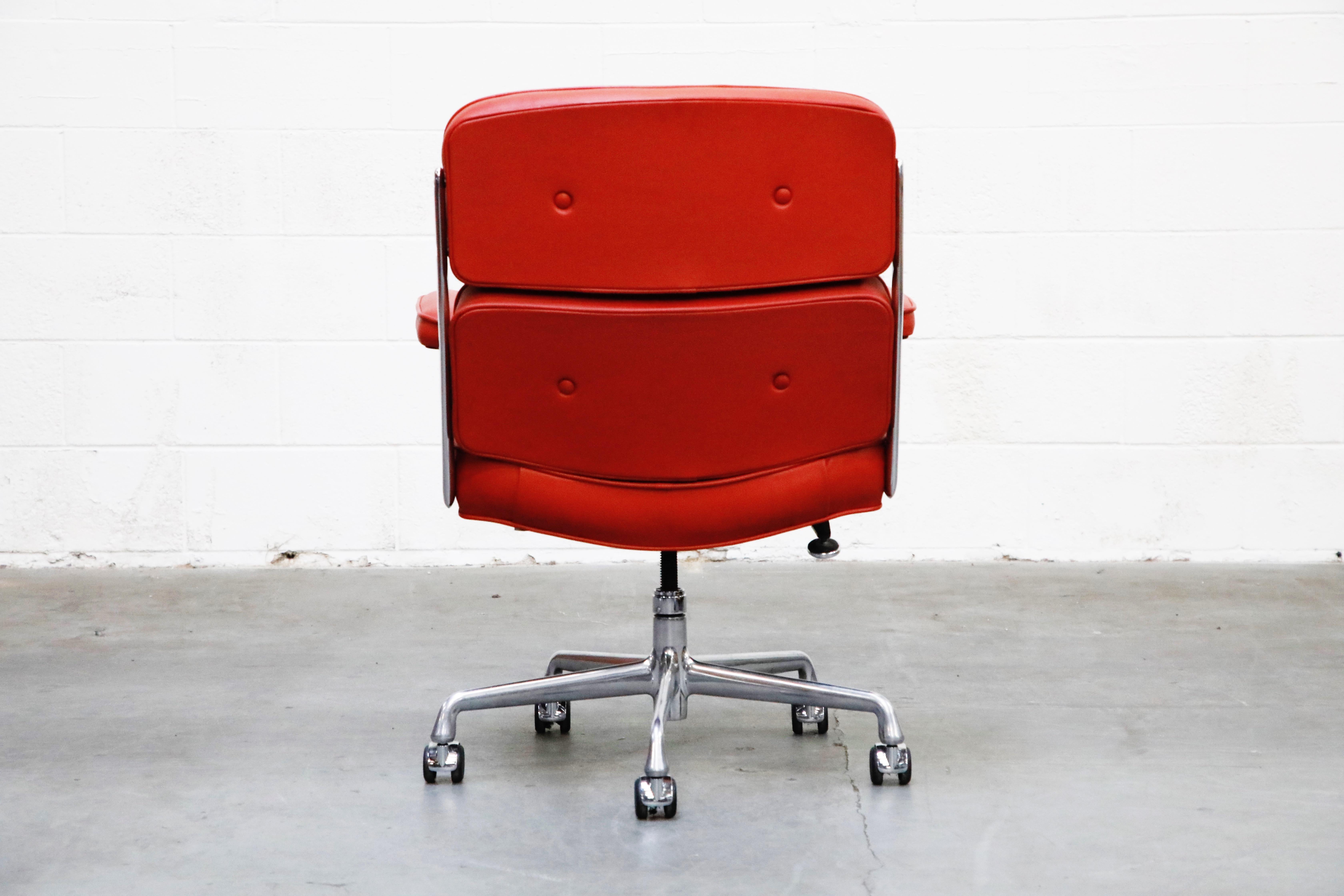 Aluminum 'Time Life' Executive Chairs by Charles Eames for Herman Miller, 2011, Signed