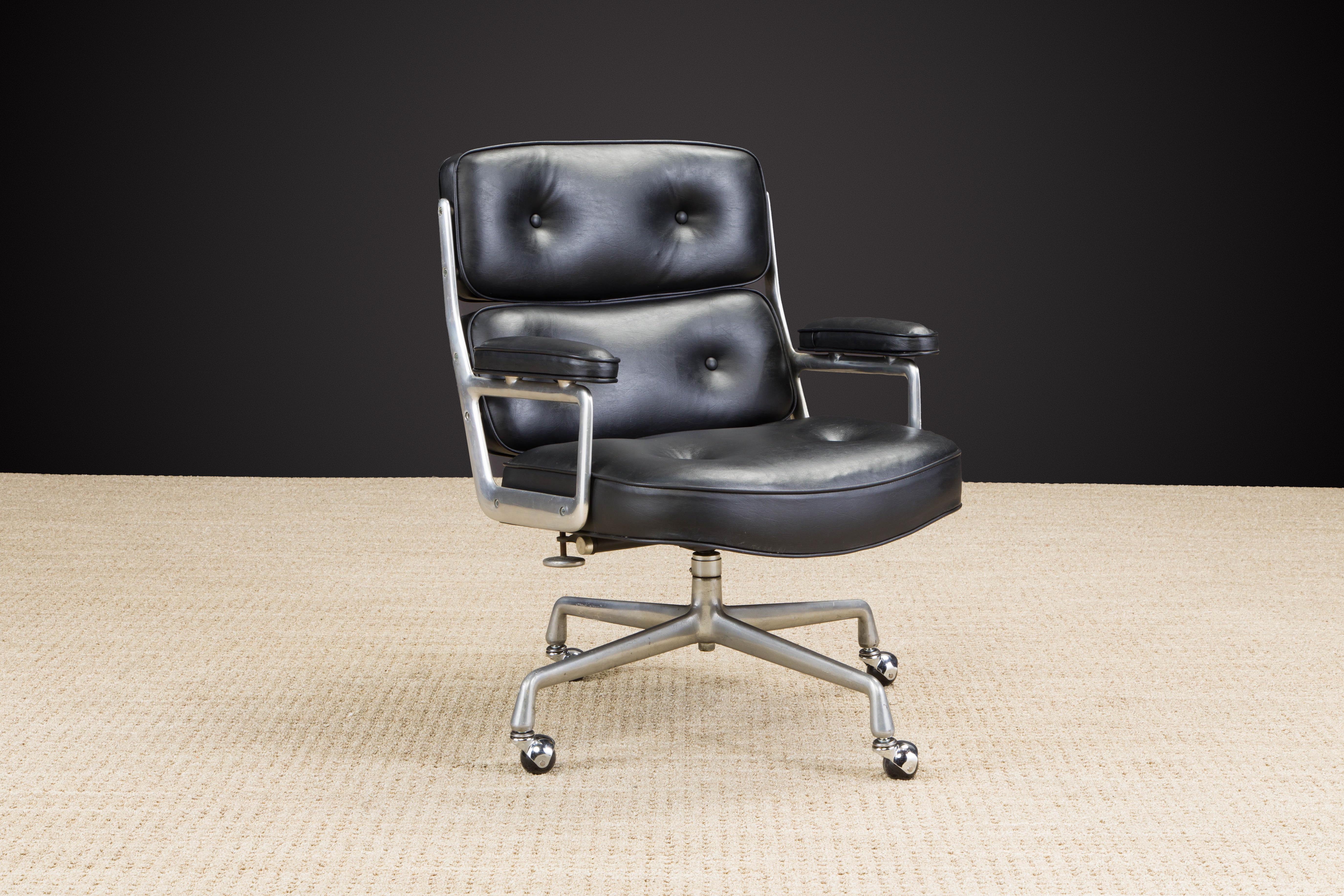 Sedia da scrivania Time Life Executive di Charles Eames per Herman Miller, anni '80, firmata in vendita 1