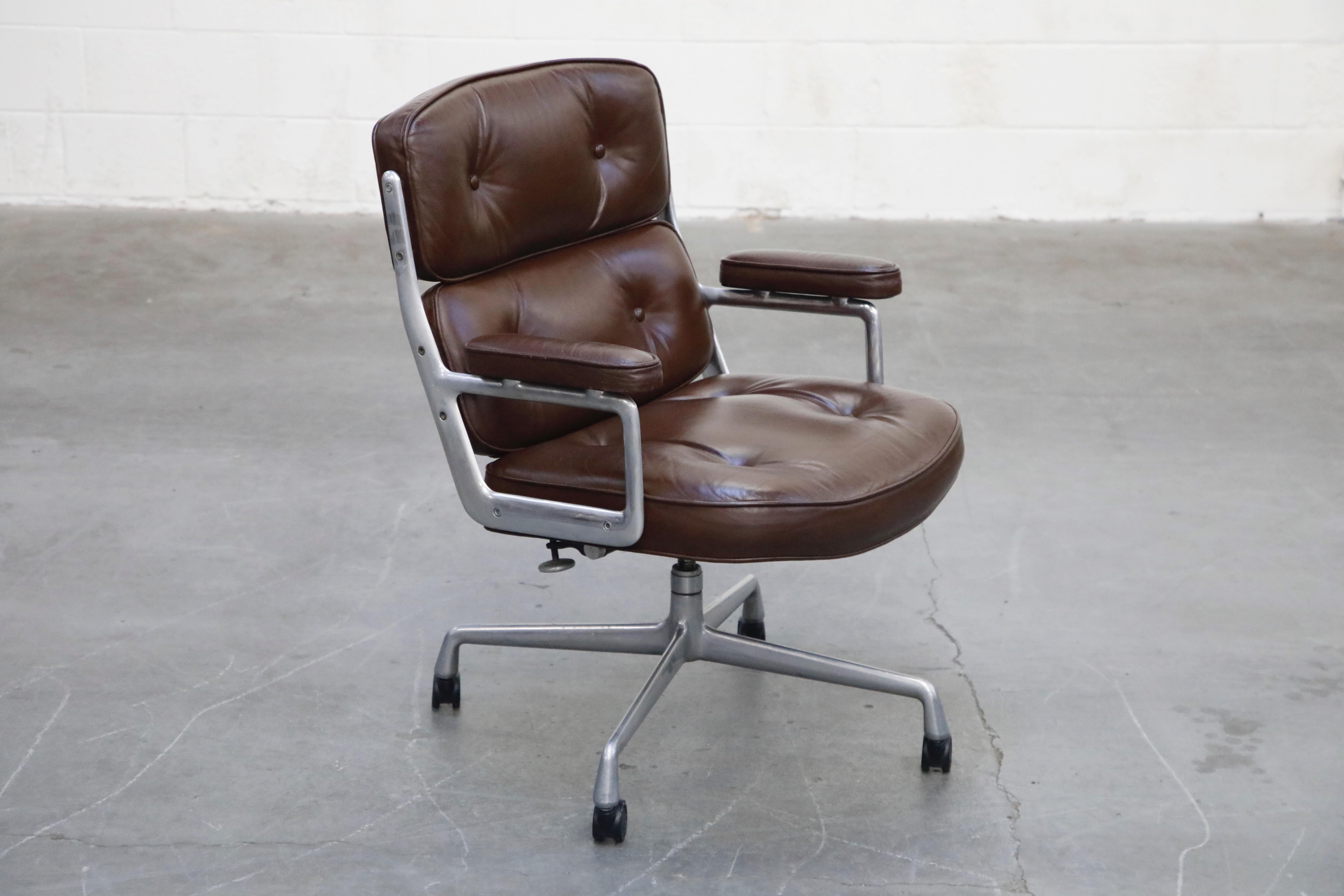 American Time Life Executive Desk Chairs by Charles Eames for Herman Miller, 1977, Signed