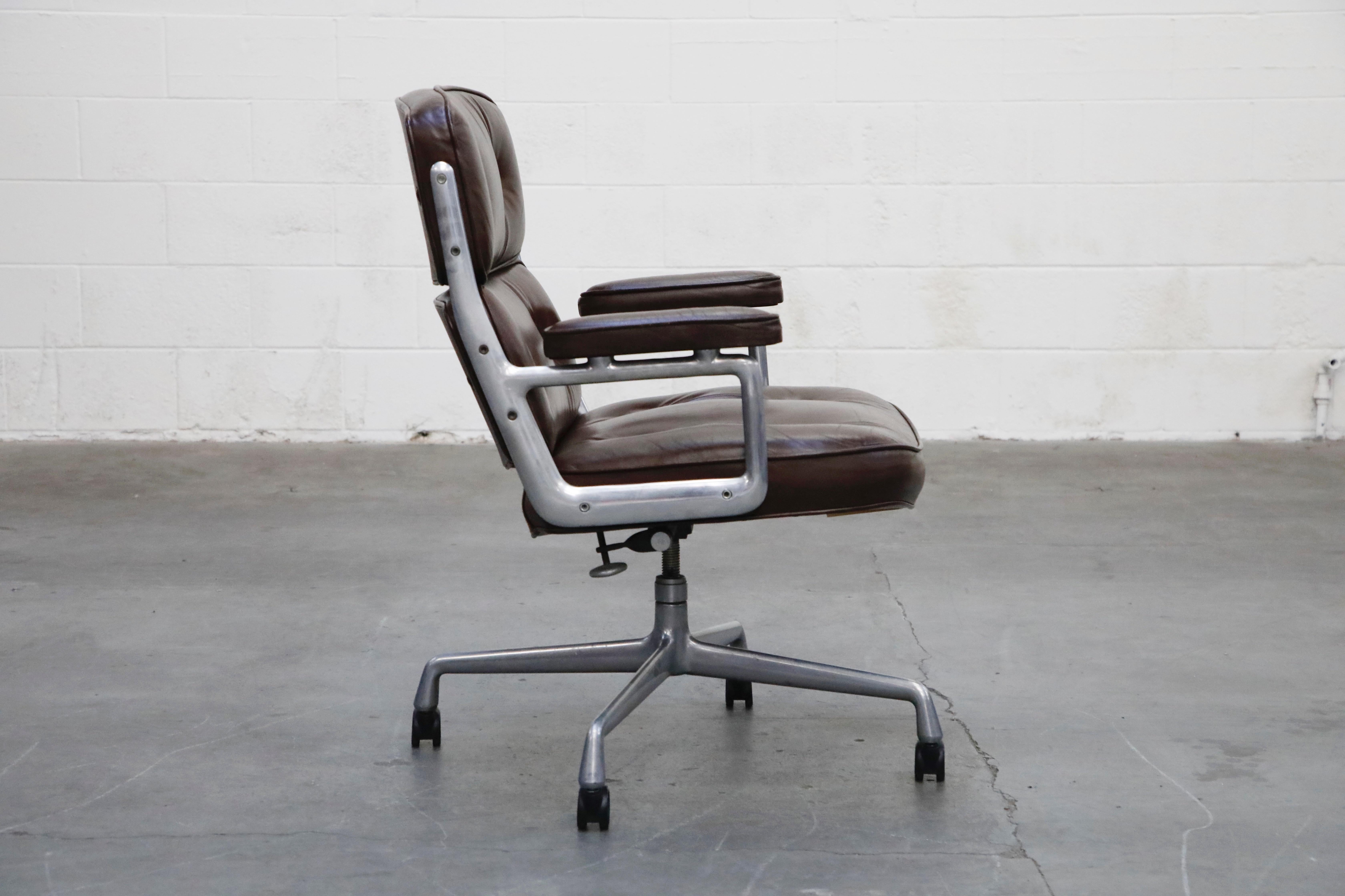Time Life Executive Desk Chairs by Charles Eames for Herman Miller, 1977, Signed In Good Condition In Los Angeles, CA