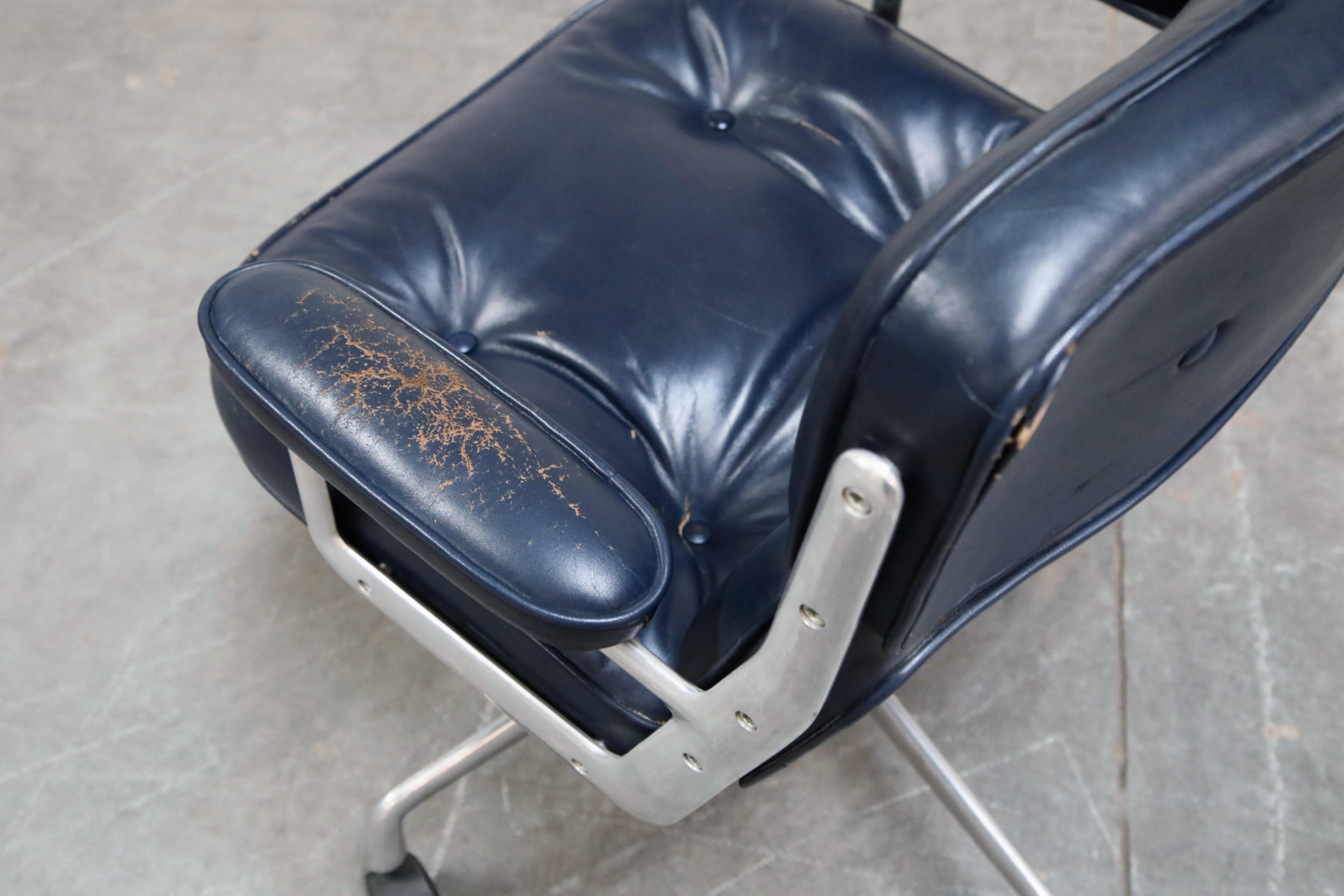 'Time Life' Executive Office Chairs by Charles Eames for Herman Miller, Signed 6
