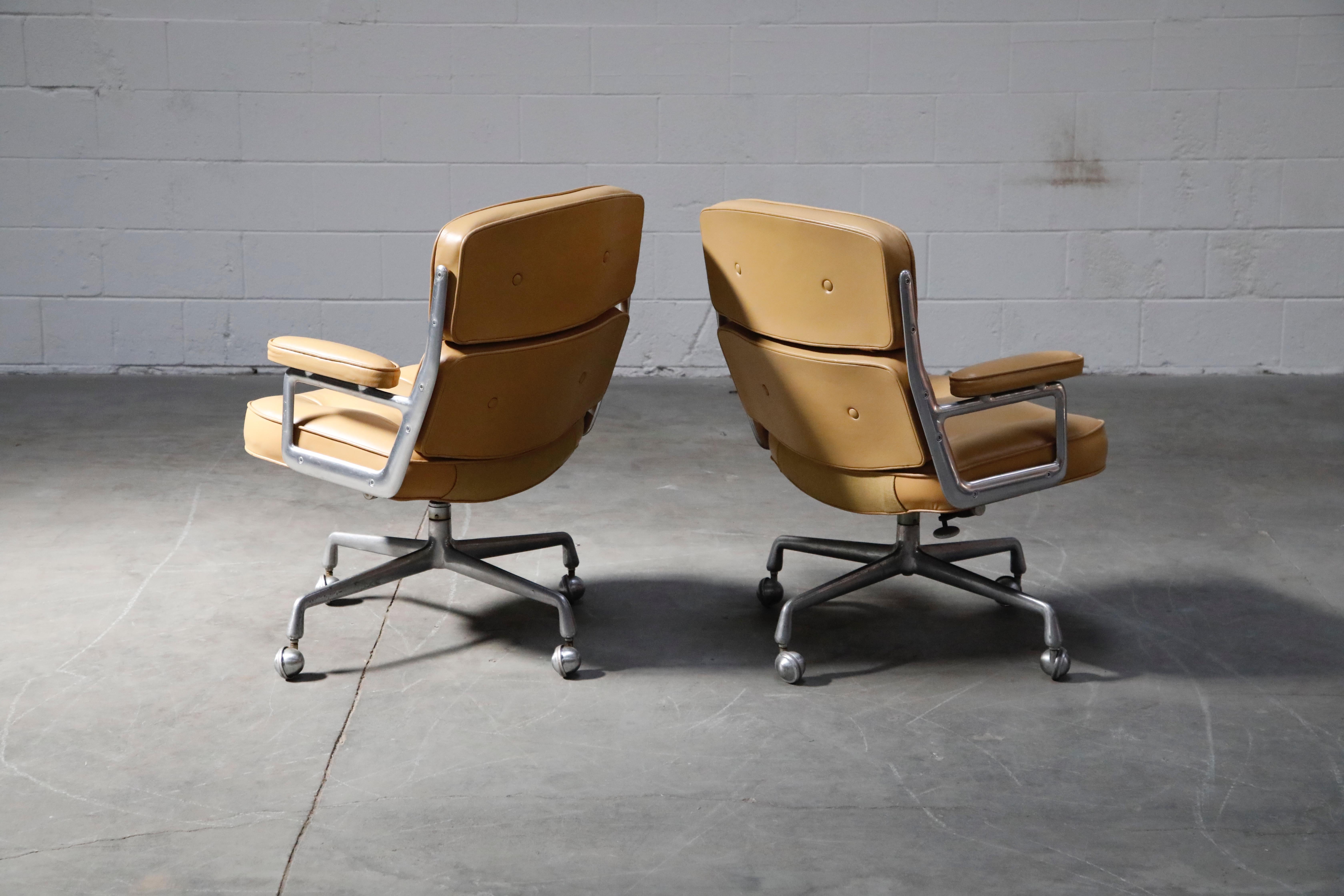 'Time Life' Executive Office Chairs by Charles Eames for Herman Miller, Signed In Good Condition In Los Angeles, CA
