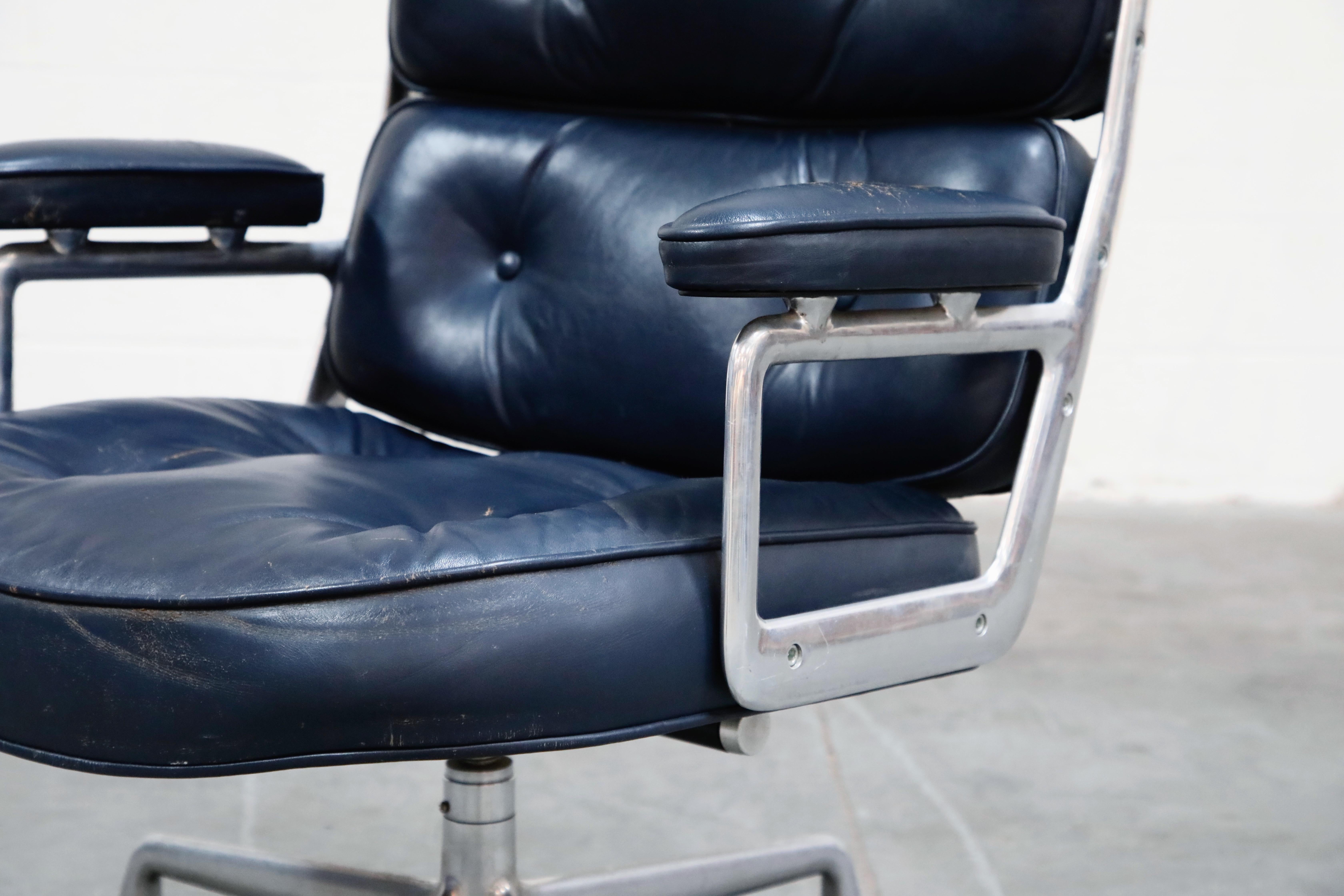 'Time Life' Executive Office Chairs by Charles Eames for Herman Miller, Signed In Good Condition In Los Angeles, CA