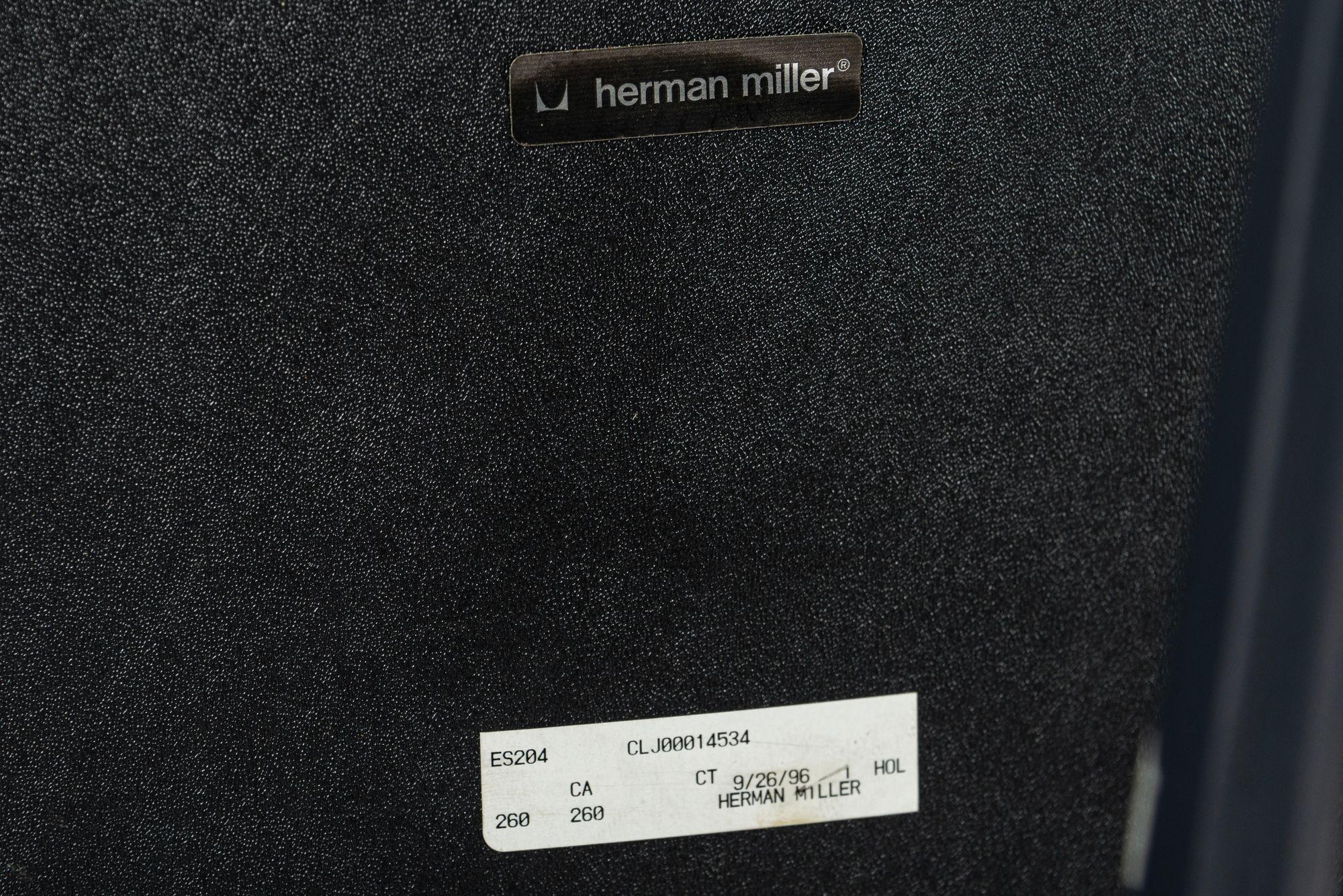 Sedie da ufficio Time Life Greene & Greene di Eames per Herman Miller 1996, set da 4 in vendita 3