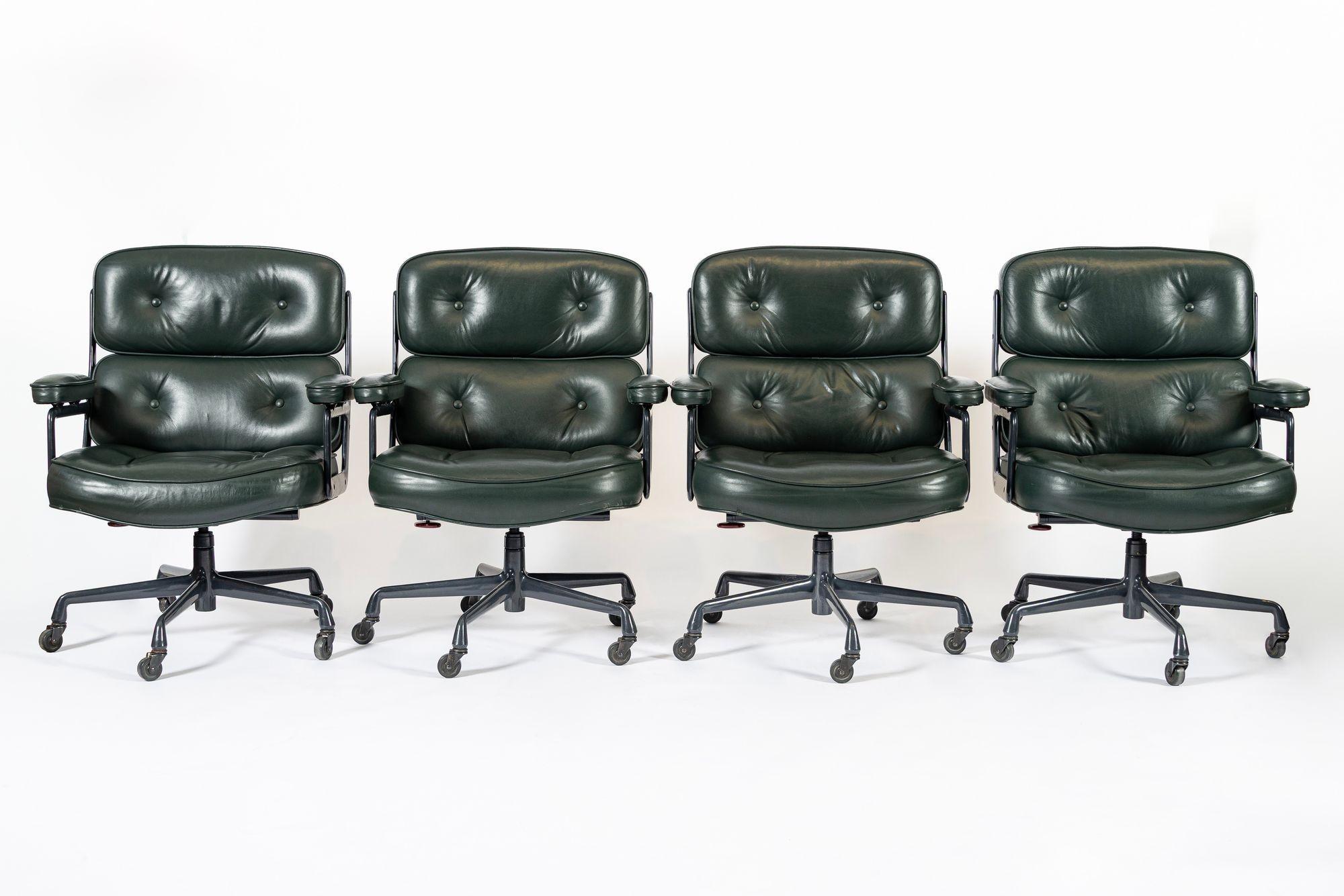 Americano Sedie da ufficio Time Life Greene & Greene di Eames per Herman Miller 1996, set da 4 in vendita