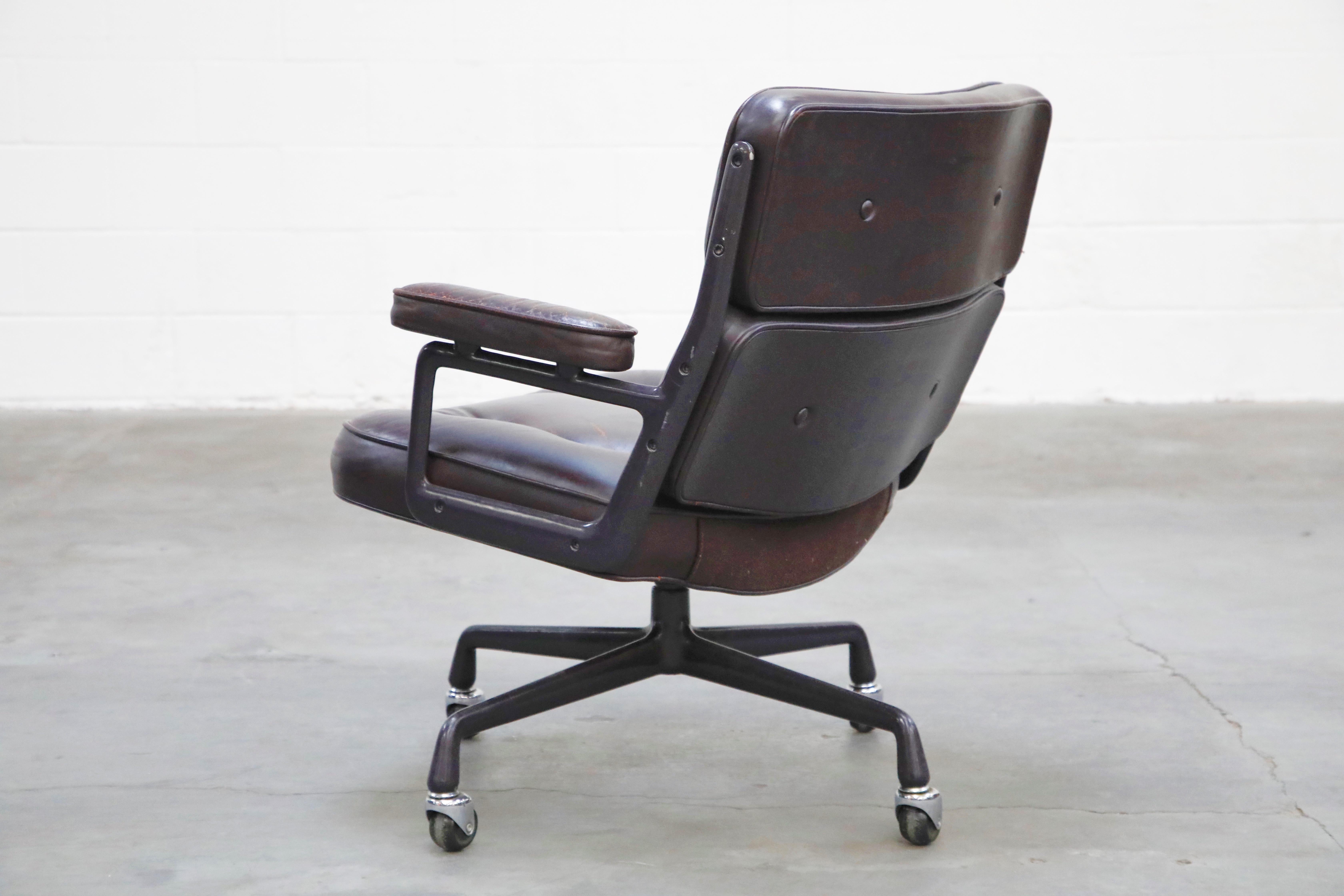 Time Life 'Lobby' Desk Chair by Charles and Ray Eames for Herman Miller, Signed 3