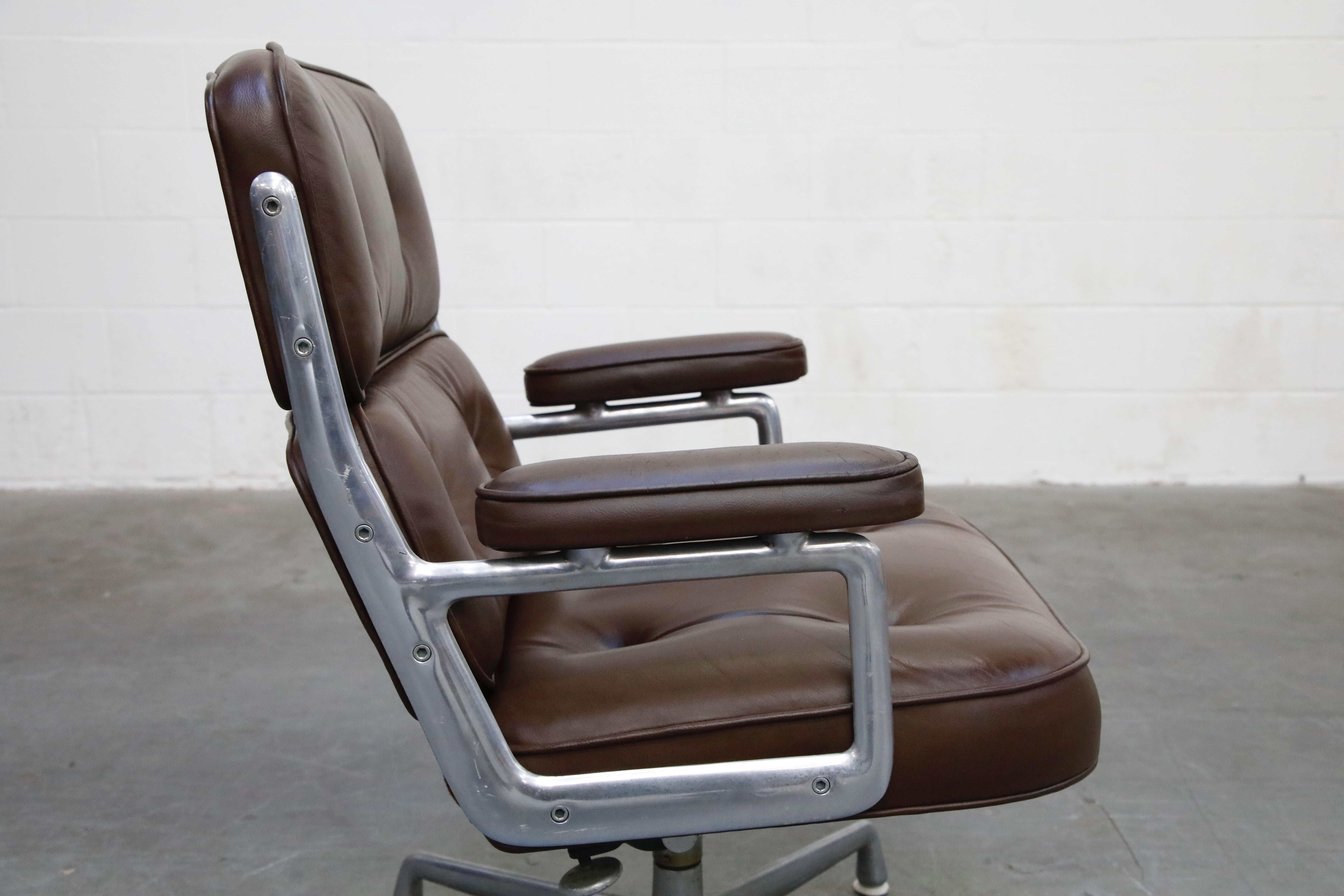Time Life Swivel Lounge Chairs by Charles Eames for Herman Miller, 1977, Signed 9