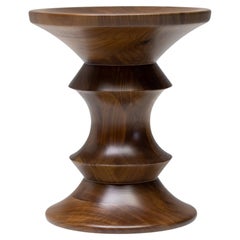 Time Life Walnut Stool by Charles and Ray Eames for Herman Miller