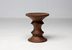 Time Life Walnut Stool by Charles and Ray Eames for Vitra