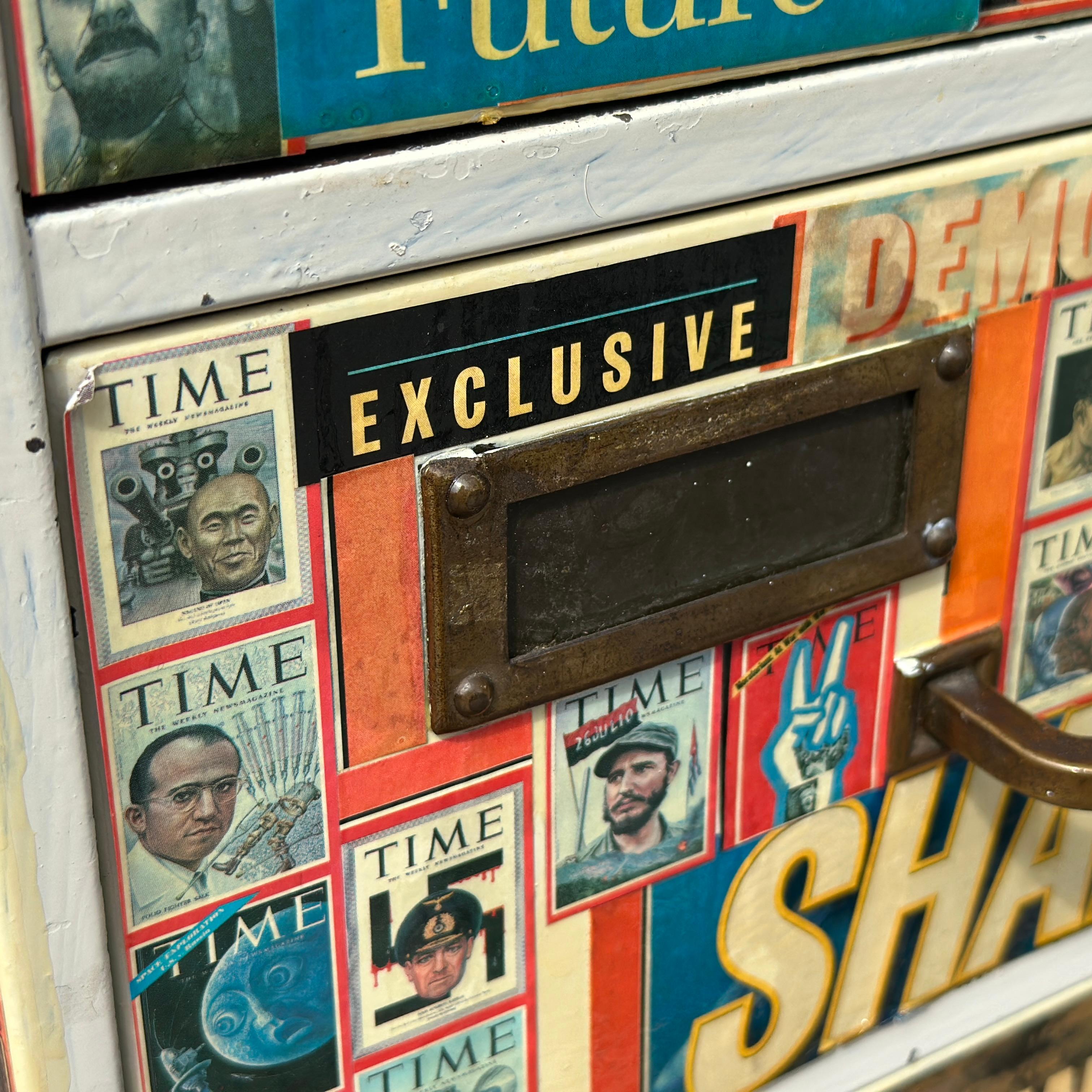 Time Magazine découpé General Fireproofing Co. Classeur et catalogue à fiches en vente 4