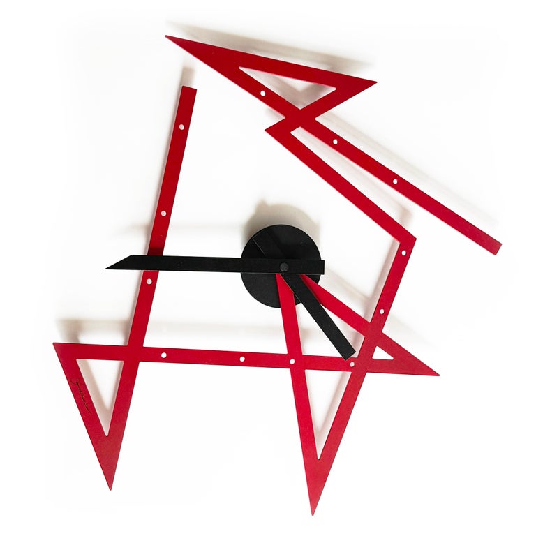 Time Maze Wall Clock by Daniel Libeskind for Alessi For Sale at