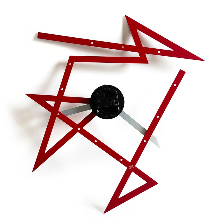 Time Maze Wall Clock by Daniel Libeskind for Alessi For Sale at