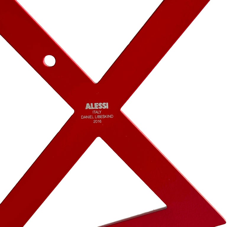 Time Maze Wall Clock by Daniel Libeskind for Alessi For Sale at