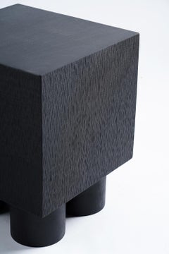 Zeitgenössischer Beistelltisch aus Holz, „Action of Action n. 20-1“