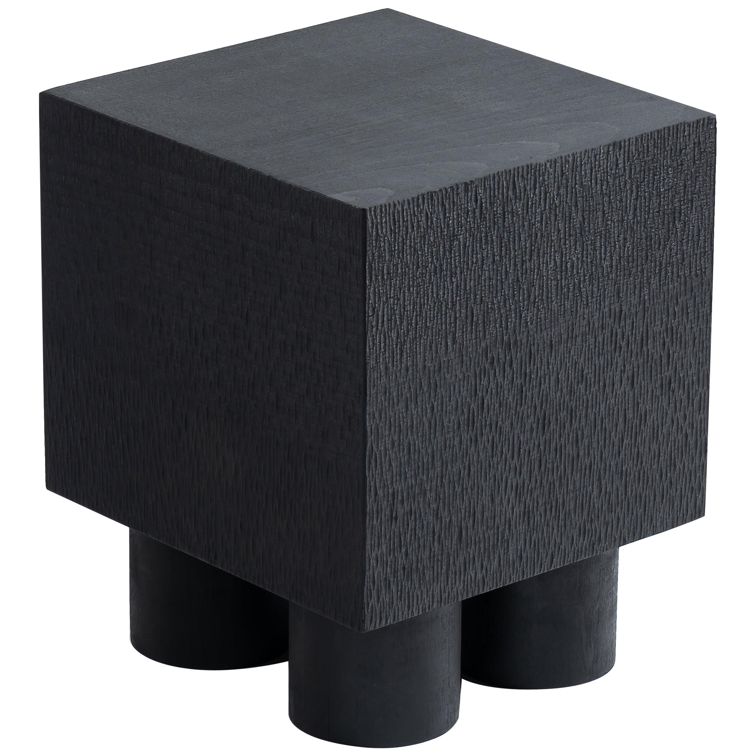 Time of Action n. 20-1 Contemporary Side Table in Wood