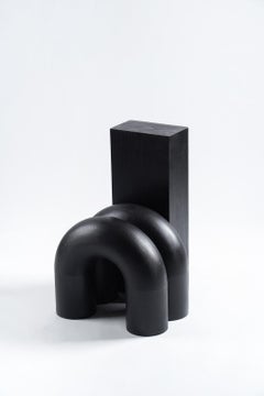 Tabouret contemporain en bois Time of Action n. 20-3