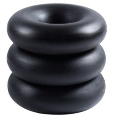 Asiento Único de Madera Negra Oscura Decorativo Tiempo de Acción nº 20-4, Chaeyoung Lee