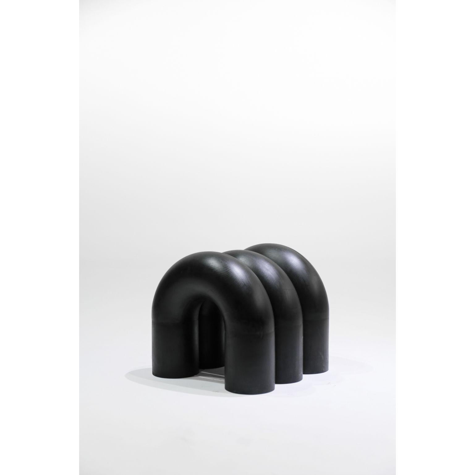 Time of Action No. 21-1 by Chaeyoung Lee
Materials: Ebonized and carved wood
Dimensions: 45 x 45 x 40 cm

Time of Action is a minimal and carefully crafted furniture collection created by South Korean-based designer Chaeyoung Lee.
Time of