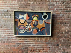 Time Out Dave Brubeck Quartet Abstract Album Cover Painting