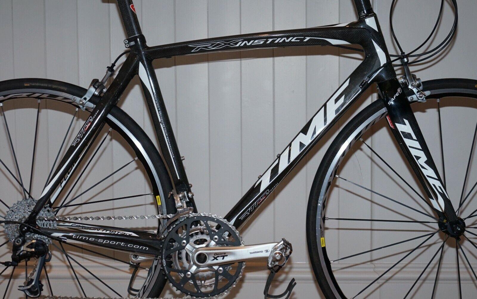 We are delighted to offer for sale this stunning custom made to order 54cm Time RX Instinct RTM full carbon hybrid road bike with Ksyrium Elite wheelset RRP £3500

HISTORY

I am selling my entire bike collection which comprises of 16 bikes, all