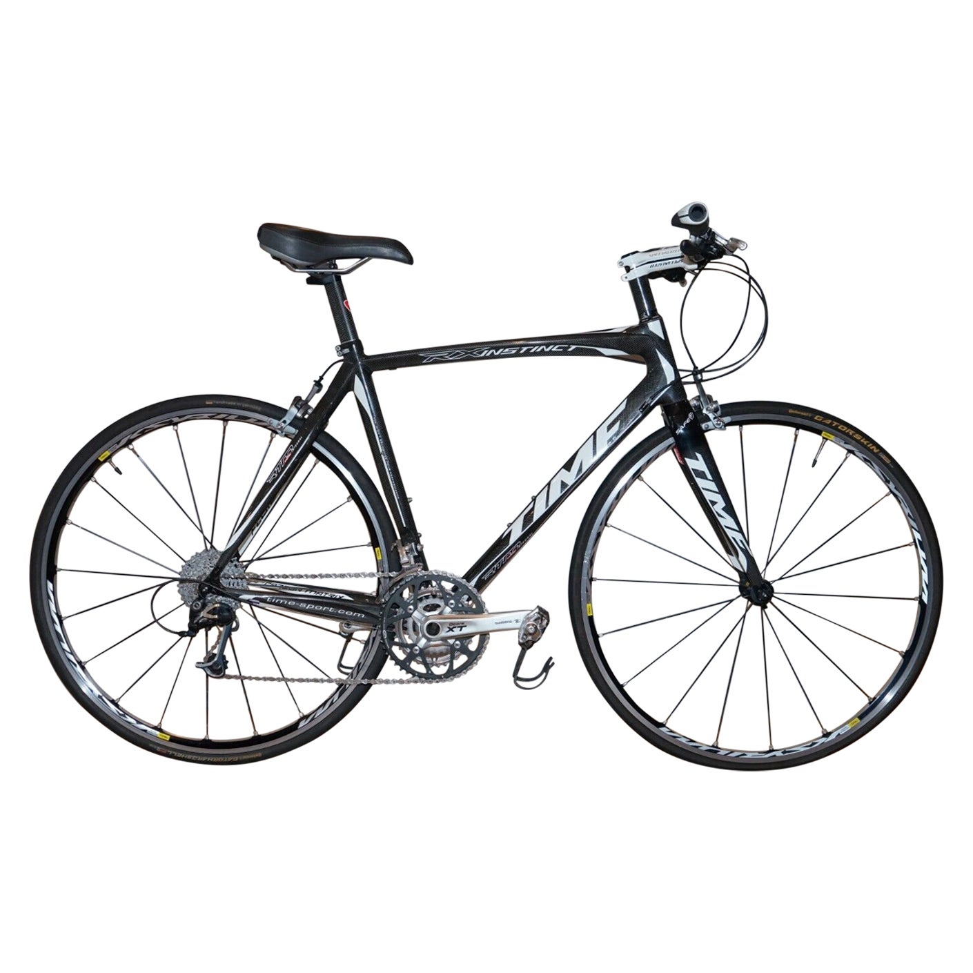 Time Rx Instinct Full Carbon Hybrid Road Bike Ksyrium Elite Wheelset