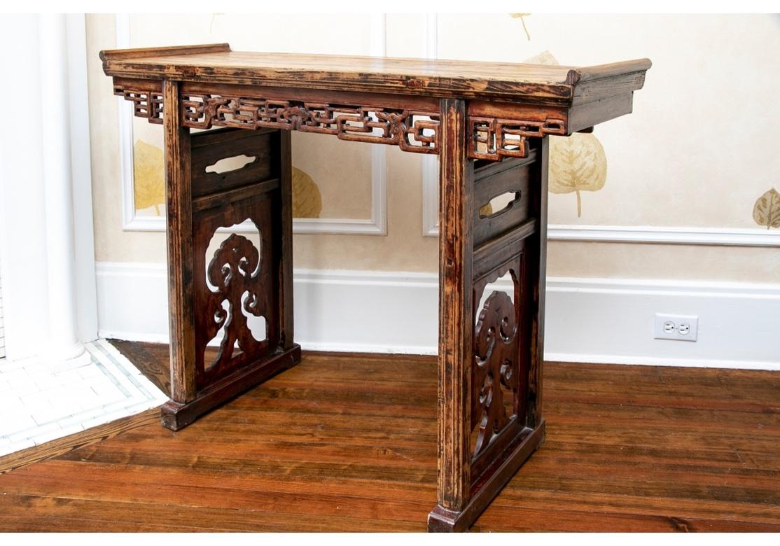 20th Century Time Softened Antique Asian Altar Table