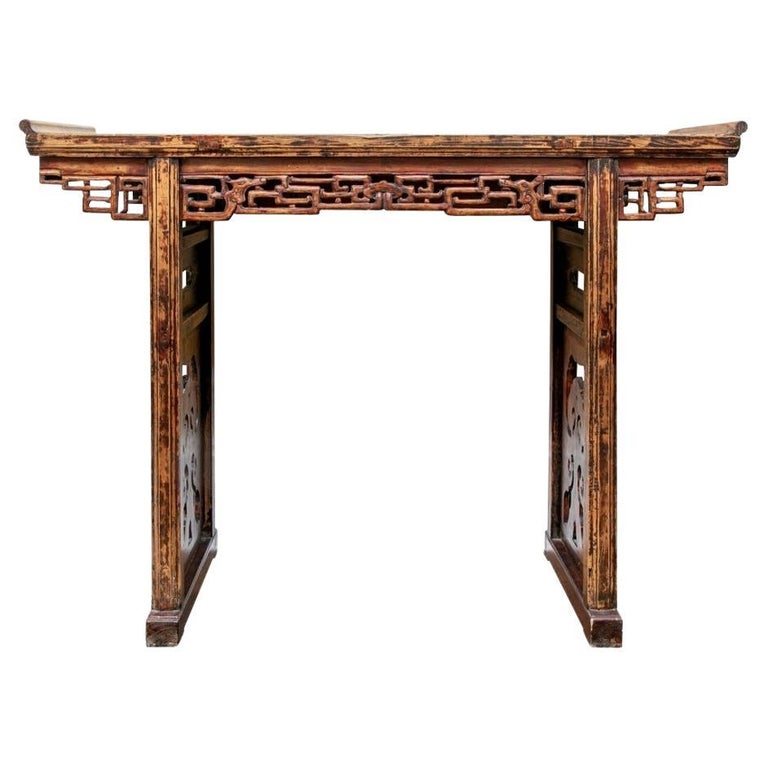 Time Softened Antique Asian Altar Table For Sale at 1stDibs
