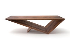 Time/Space Portal Coffee Table in Walnut by Neal Aronowitz Design