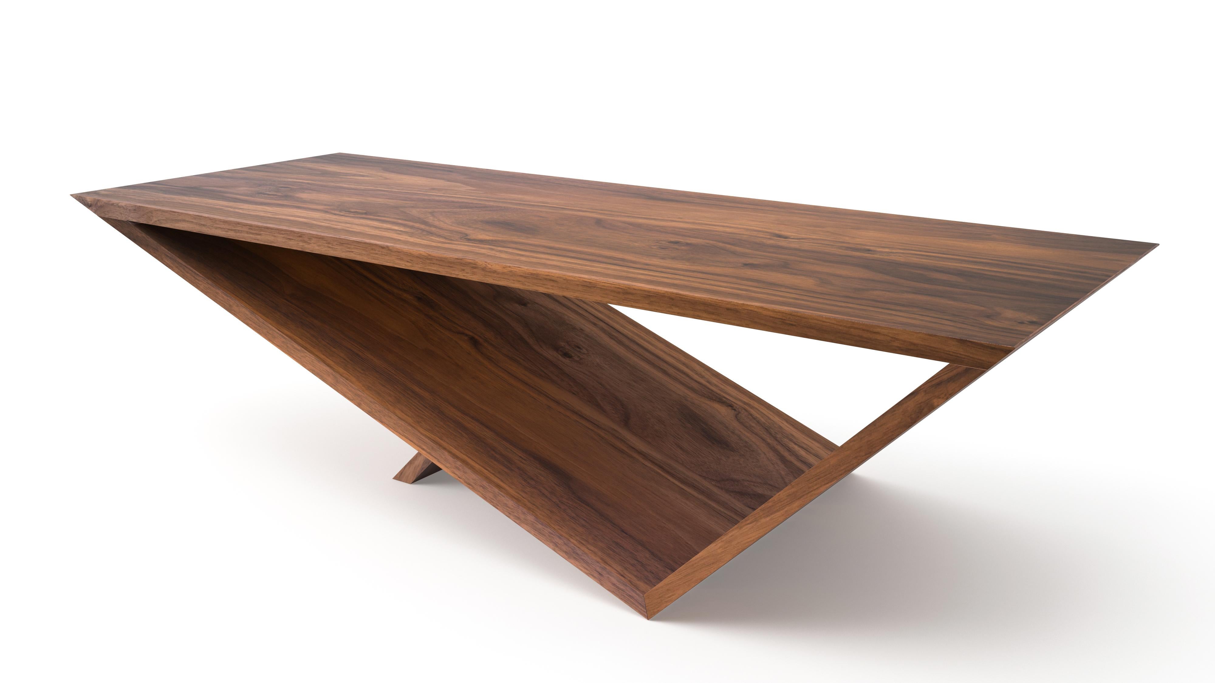 Other Time/Space Portal Coffee Table in Walnut by Neal Aronowitz Design For Sale