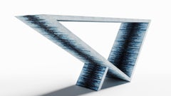 Viva Console Table- Ombre 4 Glass Mosaic by Neal Aronowitz