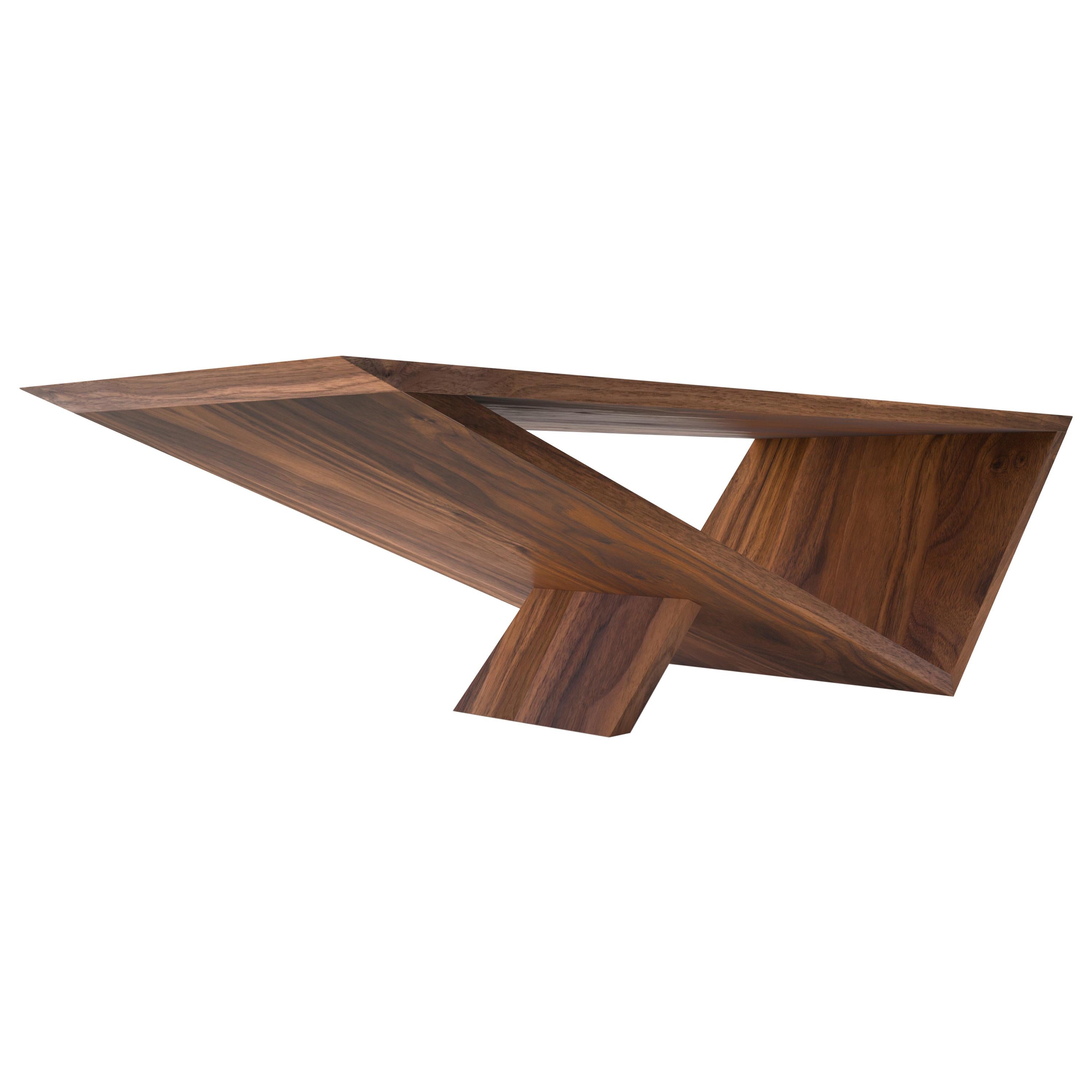 Table Portail Espace/Temps:: Table basse en bois. une collection de Neal Aronowitz