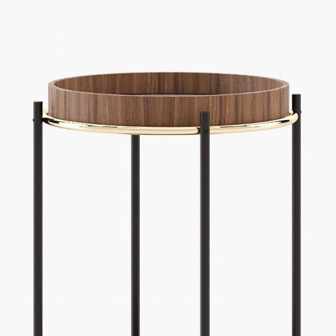 Noirci Table d'appoint Timea en vente