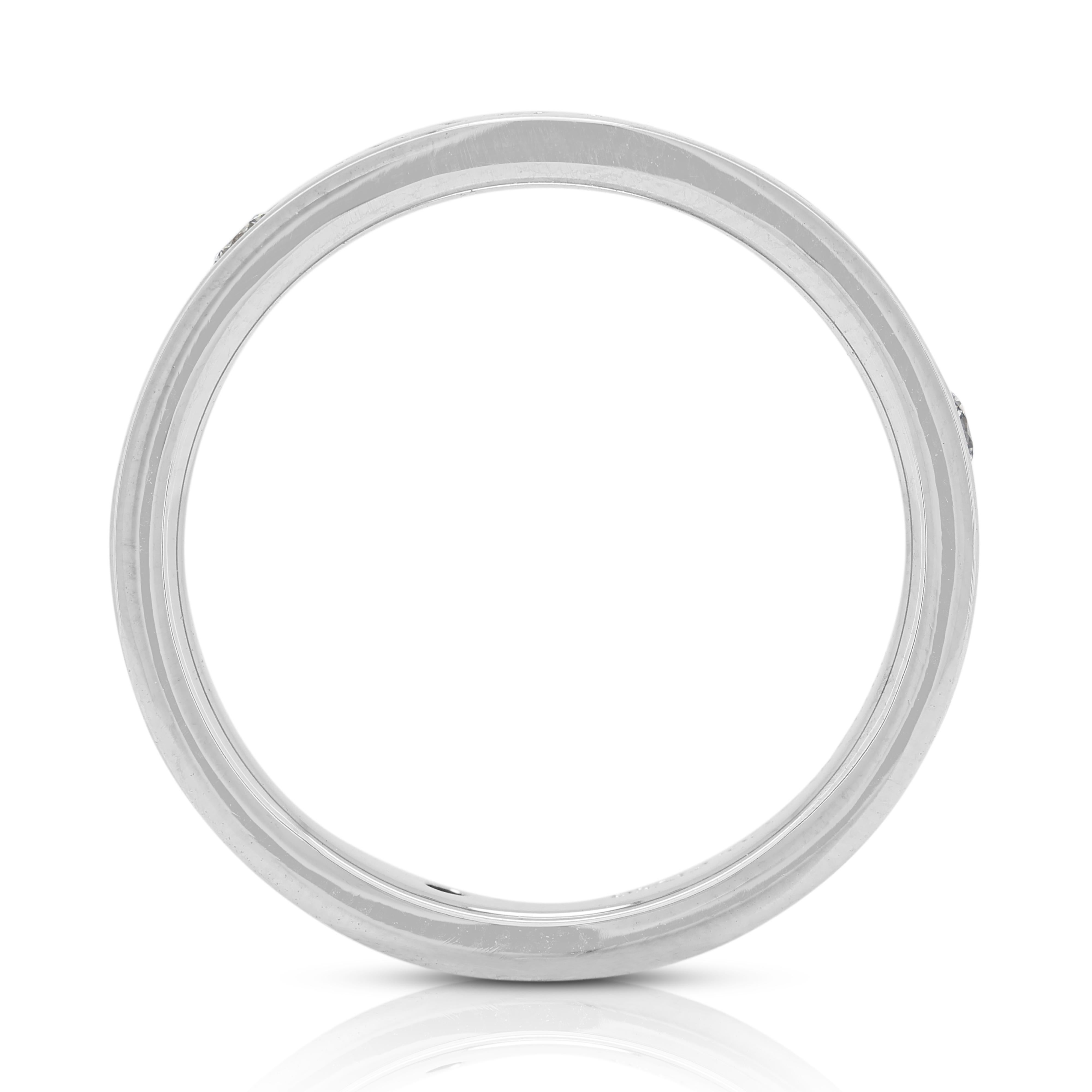 Timeless 0,05ct Diamond Platinum Ring von Tiffany & Co. im Angebot 2