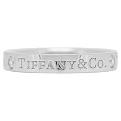 Timeless 0.05ct Diamond Platinum Ring by Tiffany & Co.