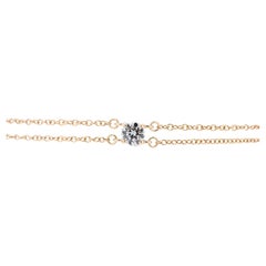 Timeless 0.18ct Natural Diamond Tiffany & Co. Bracelet in 18K Rose Gold