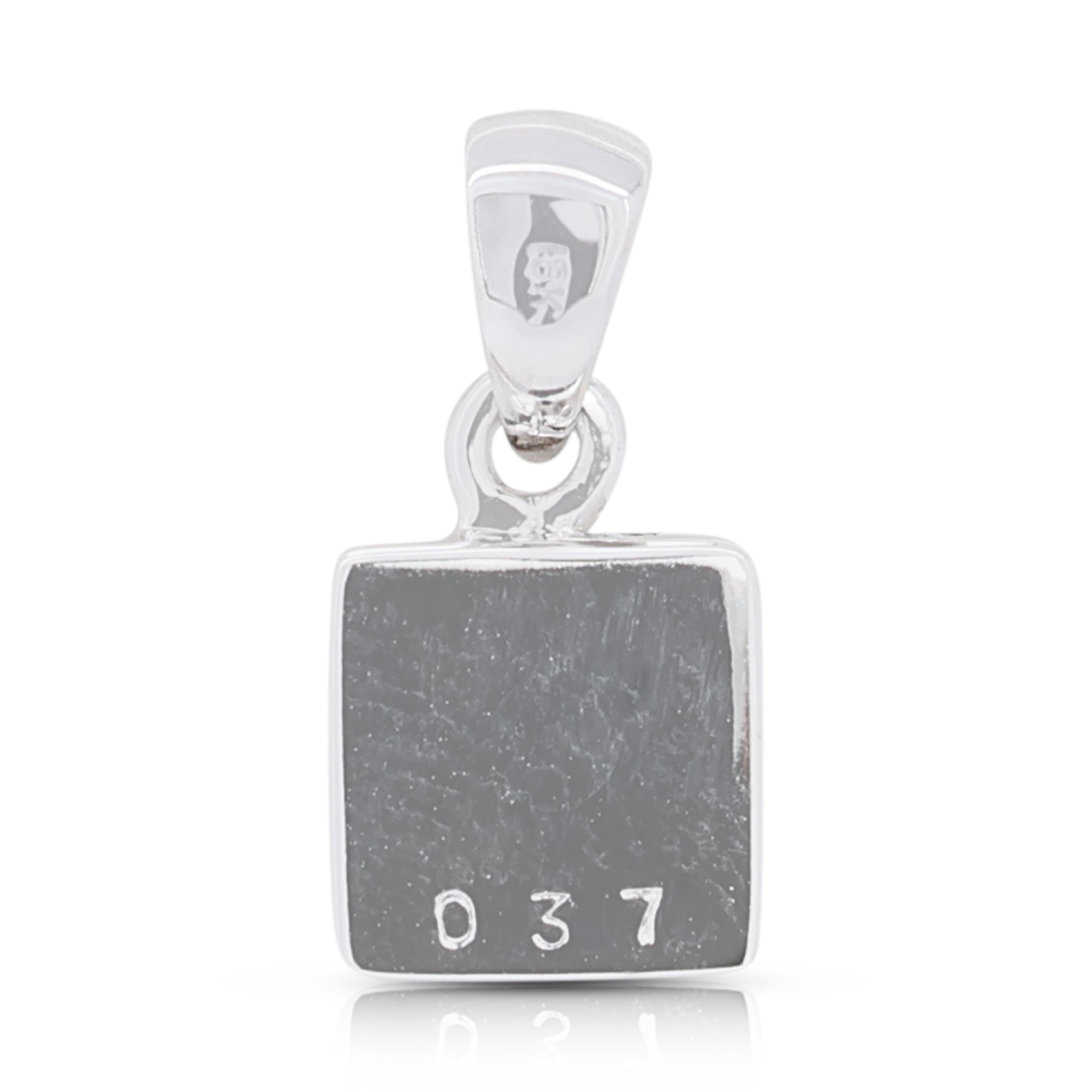 Pendentif Timeless 0,37ct Diamonds en or blanc 18k - Chaîne non incluse en vente 2