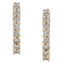 Timeless 0,3ct Naturdiamant-Ohrringe aus 18K Gelbgold