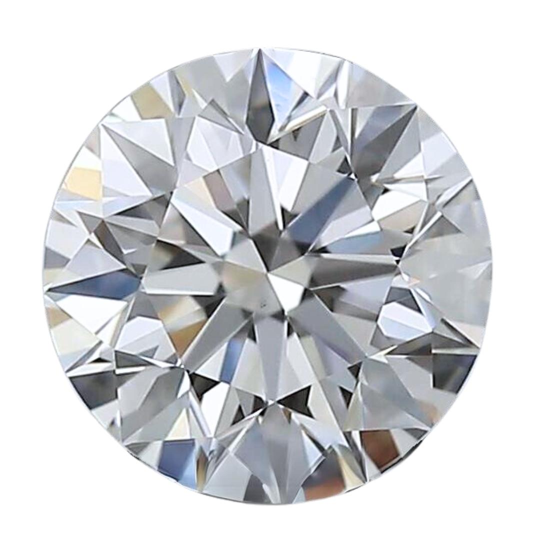 Timeless 0.41ct Ideal Cut Round Diamond - GIA Certified For Sale 2